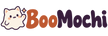 BooMochi — playful cat ghost logo