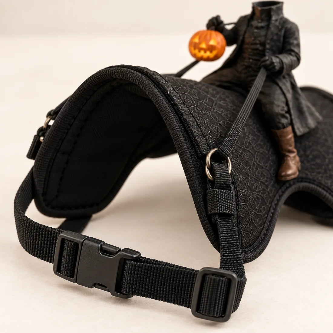 Headless Rider Pet Costume — harness detail