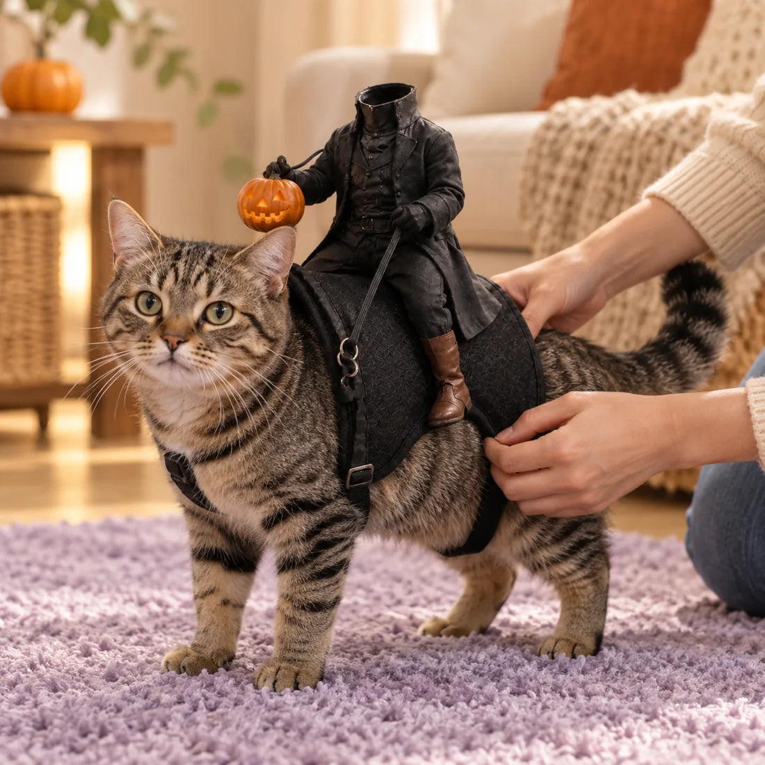 Headless Rider Pet Costume — fit
