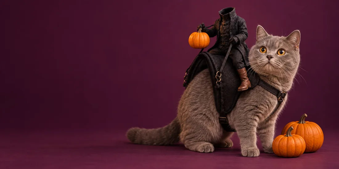 Headless Rider Pet Costume — finale